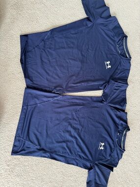 Under Armour Navy Blue Performance Crew Neck Tee Pair